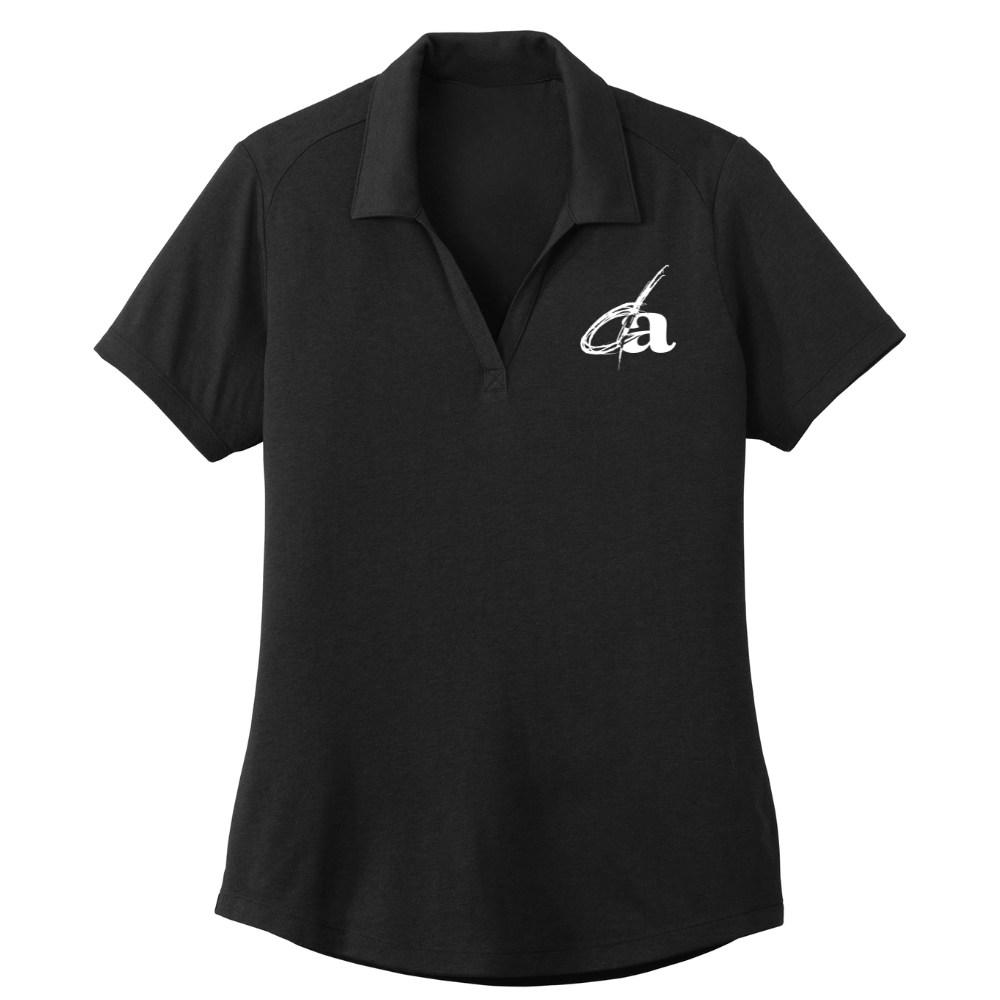 DA Ladies Polo (Black)