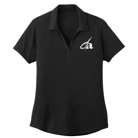 DA Ladies Polo (Black)