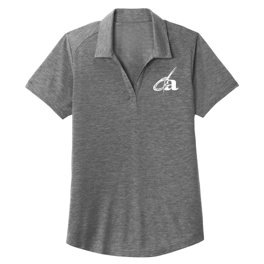 DA Ladies Polo (Heather Grey)