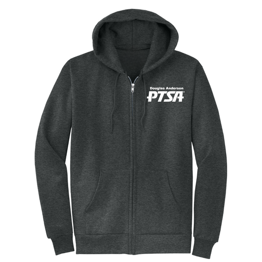 DA PTSA Zipper Hoodie (Black Heather)